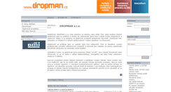 Desktop Screenshot of dropman.cz