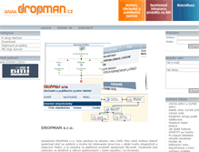 Tablet Screenshot of dropman.cz